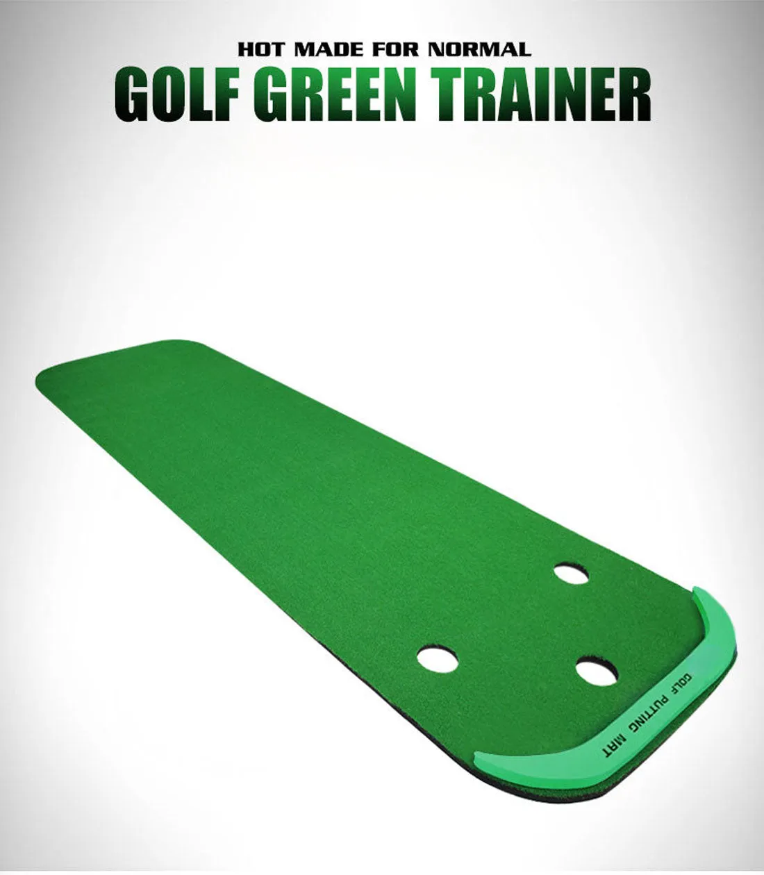 3M Golf Putting Mat Practice Training Indoor Outdoor Portable Slope Balls Artifical Grass Surface