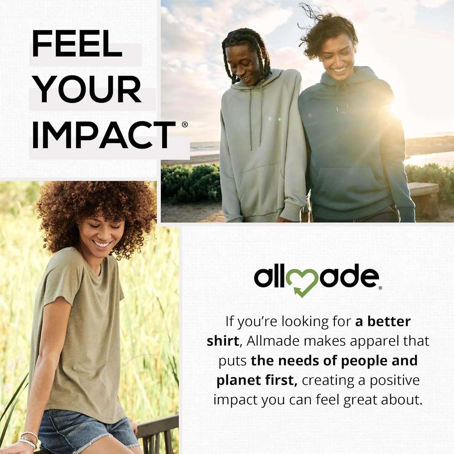 Allmade Unisex Tri-Blend T-Shirt