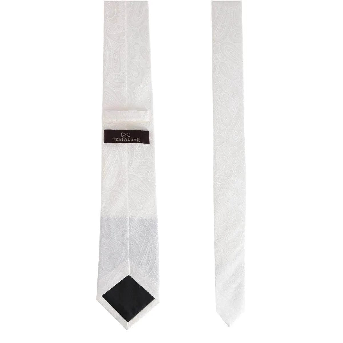 Big and Tall Banbury Tone on Tone Paisley Silk Necktie