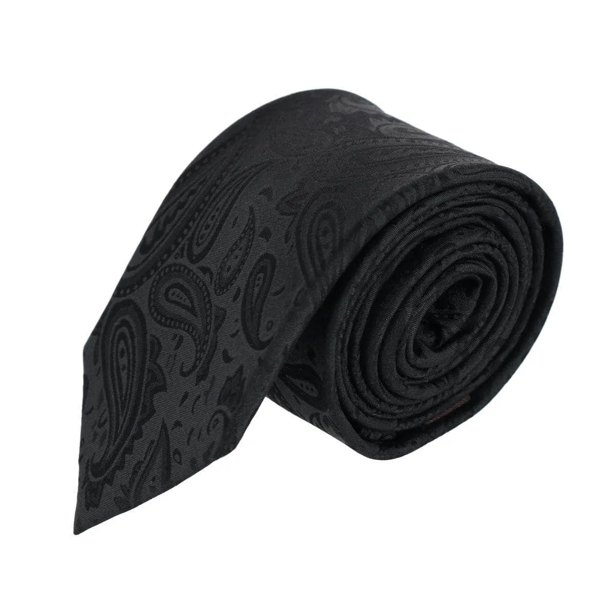 Big and Tall Banbury Tone on Tone Paisley Silk Necktie