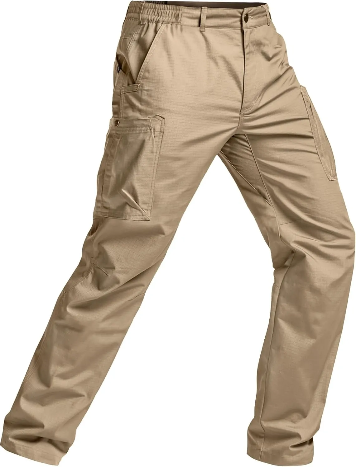 CQR Men's Military Cargo Pants, Water Resistant Ripstop Army Combat Tactical Pants, Outdoor Hunting Hiking EDC Work Pants