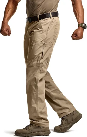 CQR Men's Military Cargo Pants, Water Resistant Ripstop Army Combat Tactical Pants, Outdoor Hunting Hiking EDC Work Pants