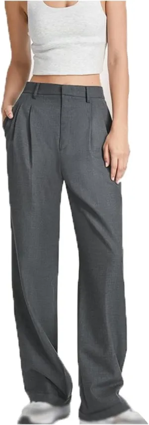 Effortless Tailored Wide Leg Pants for Women, Palazzo Pants for Women Dressy High Waist