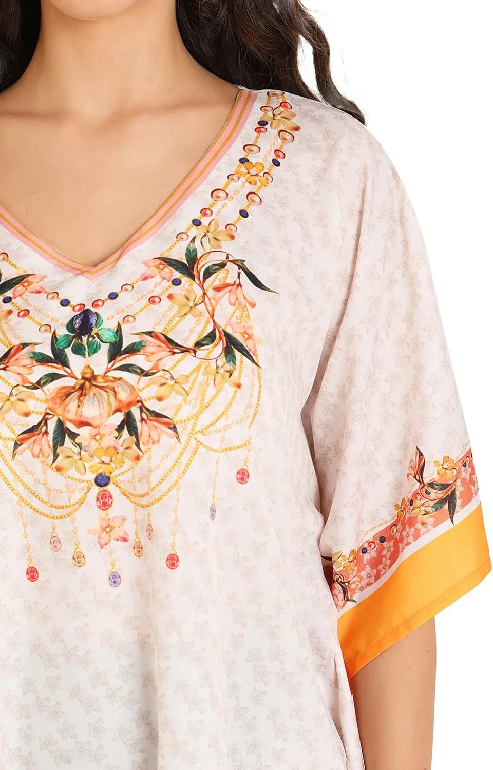Miss Lavish London Long Kaftan for Women- African Beach & Modern Kaftan Dress for Party and weddings