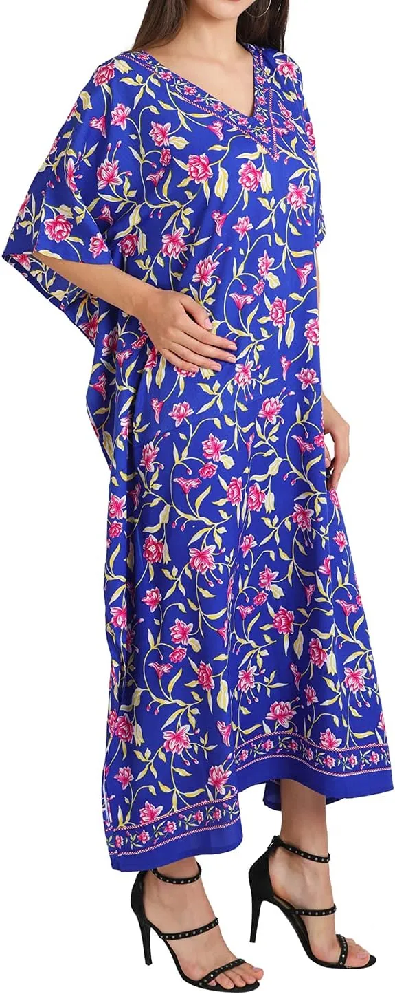 Miss Lavish London Long Kaftan for Women- African Beach & Modern Kaftan Dress for Party and weddings