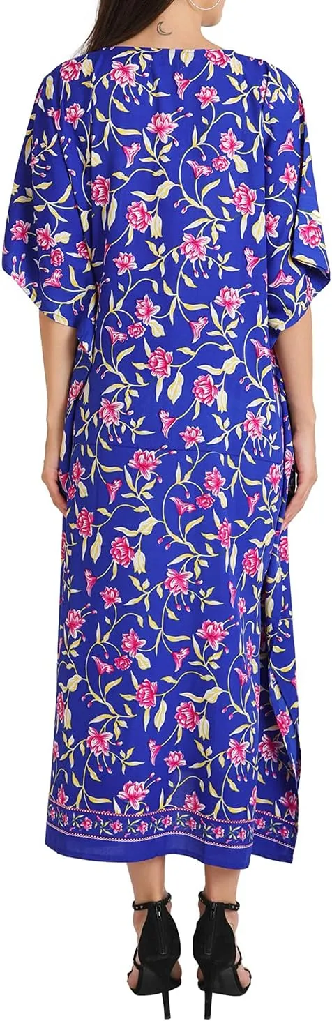 Miss Lavish London Long Kaftan for Women- African Beach & Modern Kaftan Dress for Party and weddings