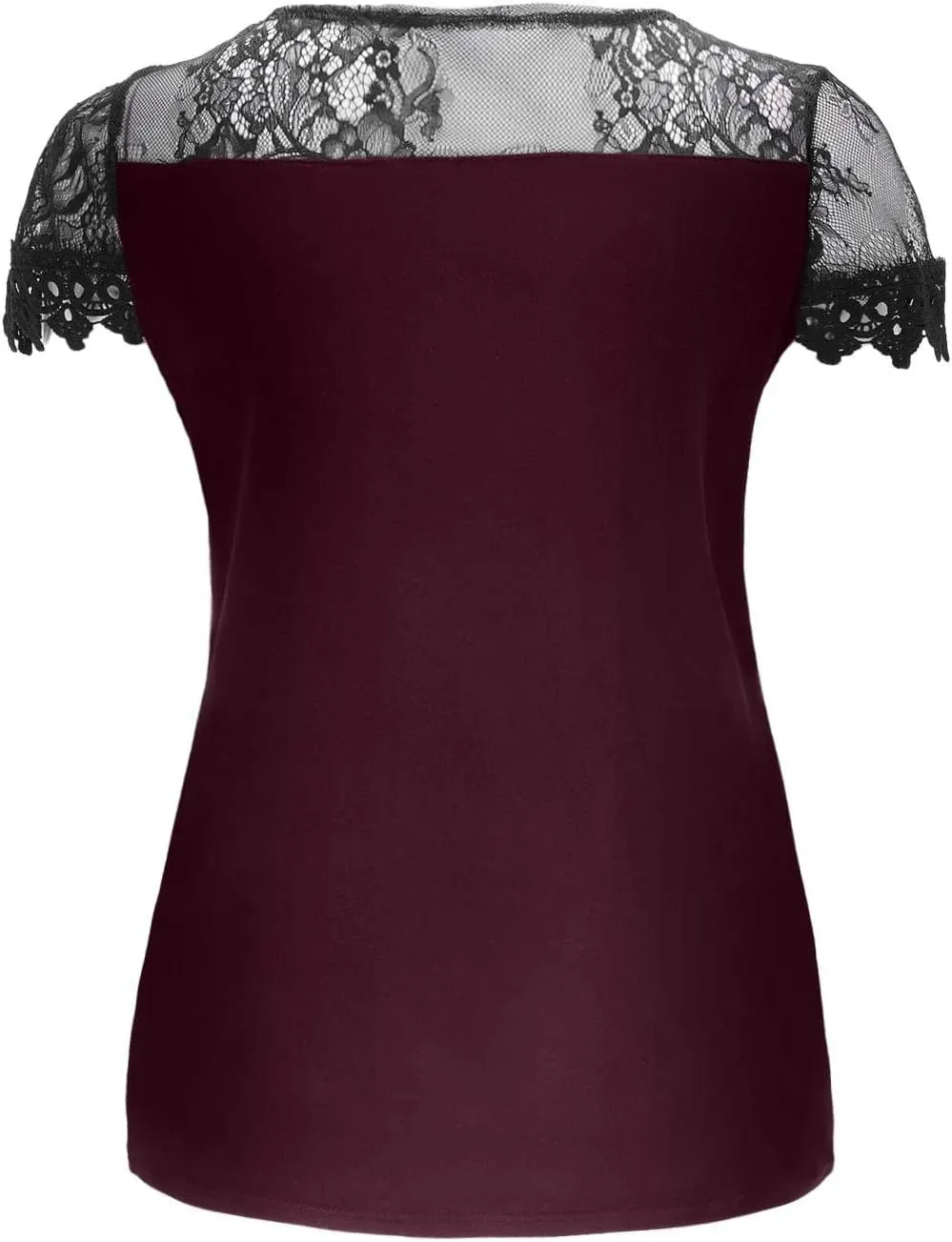 Sleeve Lace Short Cauasl Loose Blouse Women V-Neck Sexy Top Women's Blouse Long Sleeves Shirt Women