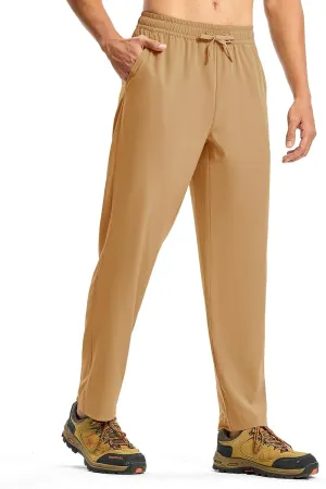 TBMPOY Mens Hiking Pants Lightweight Quick Dry 3 Pockets Travel Fishing Water-Resistant Athletic Workout Sweatpants