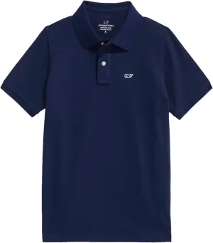 vineyard vines Boys' Heritage Pique Polo