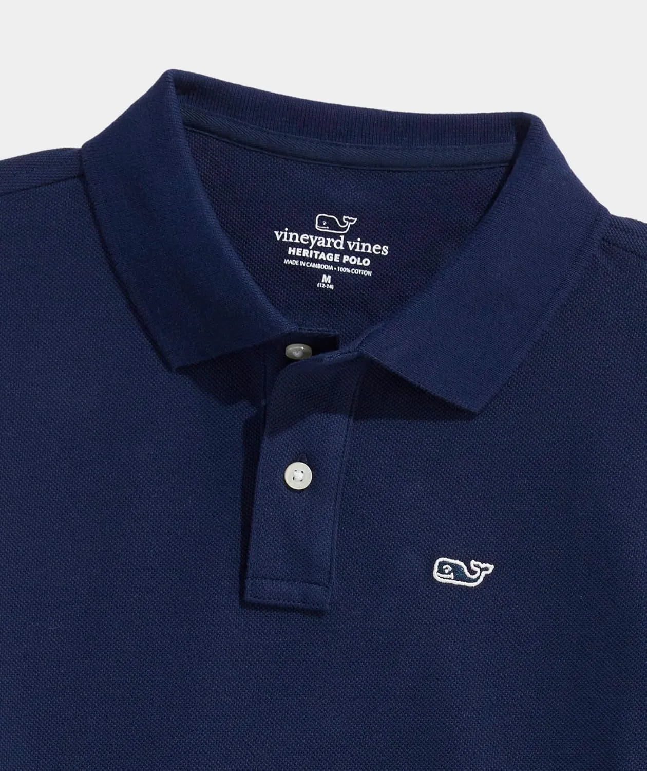 vineyard vines Boys' Heritage Pique Polo