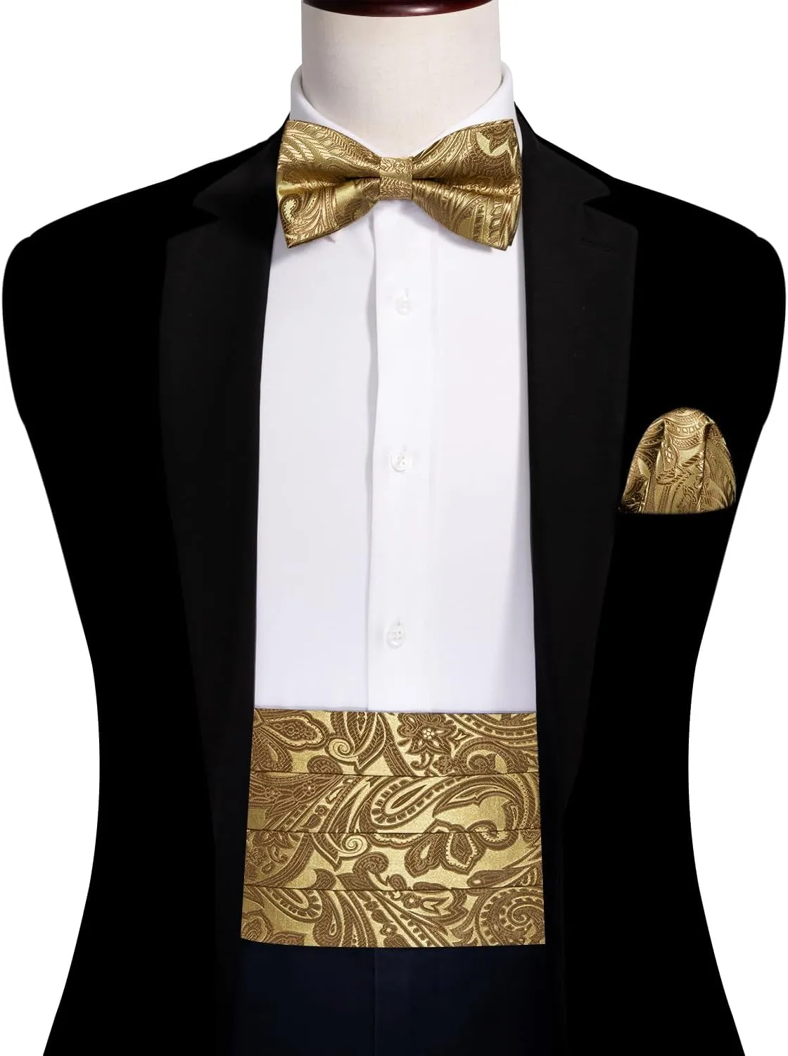 YOHOWA  Cummerbund   Paisley    